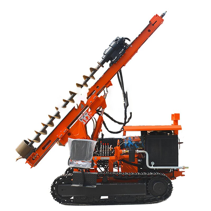 Efficient Hydraulic Pile Driver Factory - with Quick Helical Installation Motor Gearbox