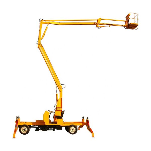 Articulated Manlift Manufacturer - Hydraulic Drivable with Four Wheels Jib