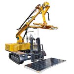 Solar Panel Mounting Machine Manufacturer - Hydraulic Crawler with Vacuum Lifters