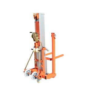 Outdoor Cargo Lift Factory - 2m 4m 7M Vertical Mast Manual Lift