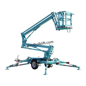 Towable Spider Lift Manufacturer - 50FT Boom Lift with Rotating Platform