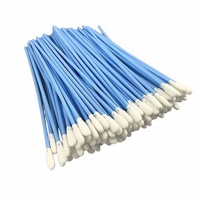 Cleanroom Foam Tipped Swab Manufacturer - 100pcs 6inch Handle