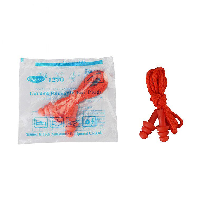 Industrial Earplug with Cord Supplier - 1510mm Hearing Protection