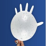 Cleanroom Nitrile Gloves Manufacturer - Industrial White Blue