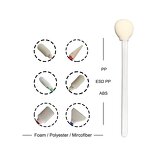 Printhead Cleaning Swab Supplier - 50pcs Lint Free Round