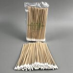 Cleanroom Cotton Swab Manufacturer - 100pcs Industrial Wooden