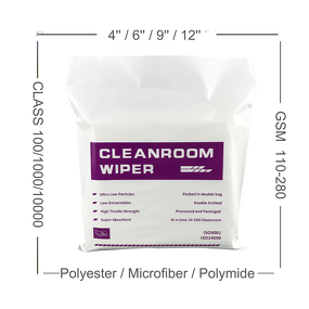 Microfiber Cleanroom Wiper Manufacturer - JUJIE Lint Free