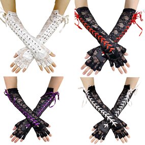 Lolita Gloves Supplier - HZS-25055 Wholesale Elbow Length