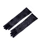 Sun Gloves Manufacturer - HZS-25052 Fashion Black Lace Print