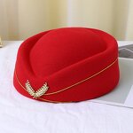 Flight Attendant Hat Manufacturer - HZM-60859 Stewardess Beret