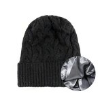 Cashmere Toque Supplier - HZM-23405 Satin Lined Winter Hats
