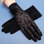 Lace Gloves Supplier - HZS-25039 Flower Pearl Wedding Party