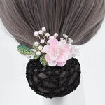 Hairnet Manufacturer - HZM-61214 Women Knit Hairnet Bun Cover