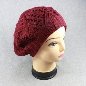 Wool Felt Beret Supplier - HZM-16276 New Fashion Winter Solid