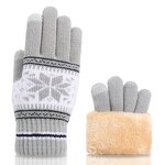 Touchscreen Gloves Manufacturer - HZS-25045 Warm Fleece Lined