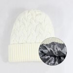 Cashmere Toque Supplier - HZM-23405 Satin Lined Winter Hats