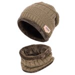 Winter Set Supplier - HZM-18178 Men Women Beanie Hat Scarf