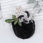 Hairnet Manufacturer - HZM-61214 Women Knit Hairnet Bun Cover