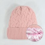 Cashmere Toque Supplier - HZM-23405 Satin Lined Winter Hats