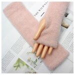 Fur Gloves Manufacturer - HZS-25048 Winter Fashionable Long