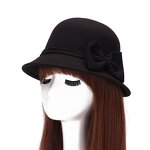 Wool Felt Cloche Supplier - HZM-60898 Women's 1920s Bucket