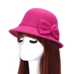 Wool Felt Cloche Supplier - HZM-60898 Women's 1920s Bucket