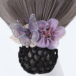 Hair Clip Supplier - HZM-61213 Flower Hair Bun Clip Cover