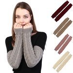 Arm Warmers Manufacturer - HZS-25054 Women's Acrylic Knit