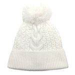 Fleece Knitted Hat Supplier - HZM-25644 Winter Thickened Pom-Poms