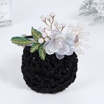 Hairnet Manufacturer - HZM-61214 Women Knit Hairnet Bun Cover