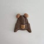 Toddler Beanie Supplier - HZM-60628 Cute Knitted Earflap