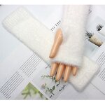 Fur Gloves Manufacturer - HZS-25048 Winter Fashionable Long