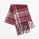 Plaid Scarf Manufacturer - HZW-24079 Winter Long Wide Wrap