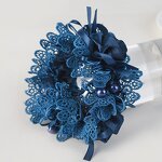 Hair Rope Manufacturer - HZO-25130 High Elastic Flower