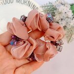 Scrunchies Supplier - HZO-25132 Fashionable Diamond Circle