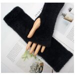 Fur Gloves Manufacturer - HZS-25048 Winter Fashionable Long