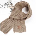 Korean Children's Scarf Manufacturer - HZW-10007 Pure Color Leather