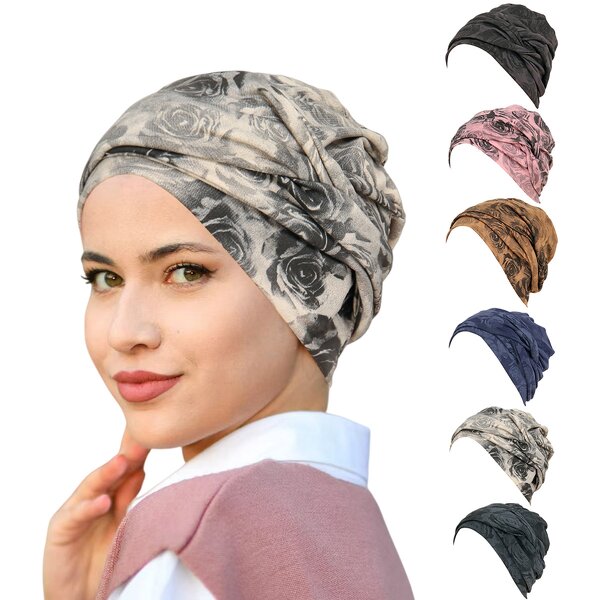 Flower Twisted Hat Manufacturer - HZM-25588 Multi Color Fashion