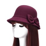Wool Felt Cloche Supplier - HZM-60898 Women's 1920s Bucket