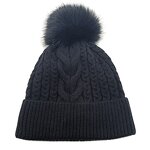 Fleece Knitted Hat Supplier - HZM-25644 Winter Thickened Pom-Poms