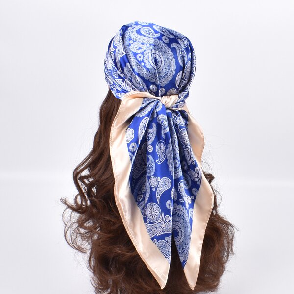 Cashew Printed Scarf Manufacturer - HZW-25084 New Fashion 90*90cm