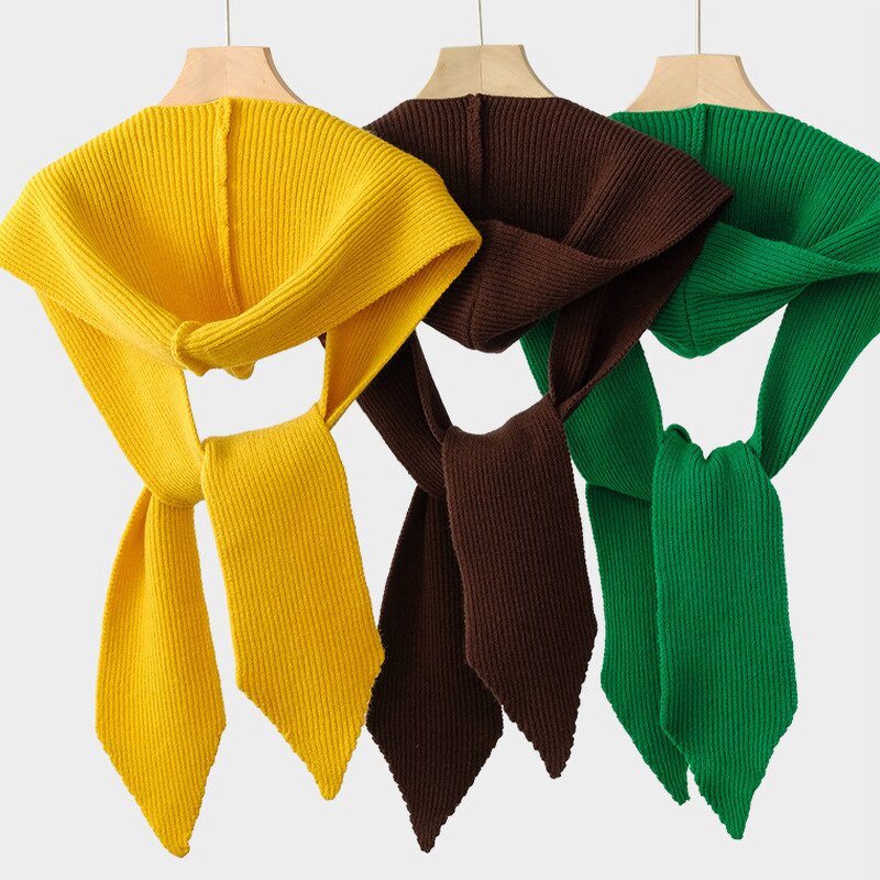 Knitted Scarf Supplier - HZW-61001 Women Winter Hooded Long