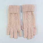 Knitted Set Manufacturer - HZM-18077 Beanie Hat Scarf Gloves