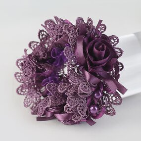 Hair Rope Manufacturer - HZO-25130 High Elastic Flower