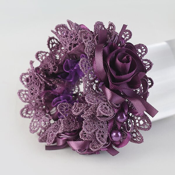 Hair Rope Manufacturer - HZO-25130 High Elastic Flower