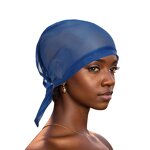 Triangle Headscarf Supplier - HZM-25587 Solid Designer Durags