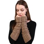 Arm Warmers Manufacturer - HZS-25054 Women's Acrylic Knit
