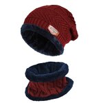 Winter Set Supplier - HZM-18178 Men Women Beanie Hat Scarf
