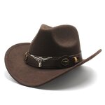 Cowboy Topper Hat Supplier - HZM-25330 Vintage Jazz Western