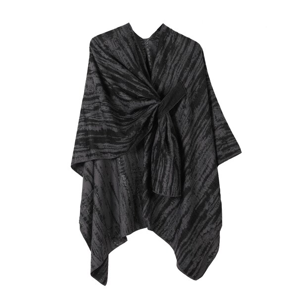 Women Poncho Supplier - HZW-25060 Fashion Reversible Oversized